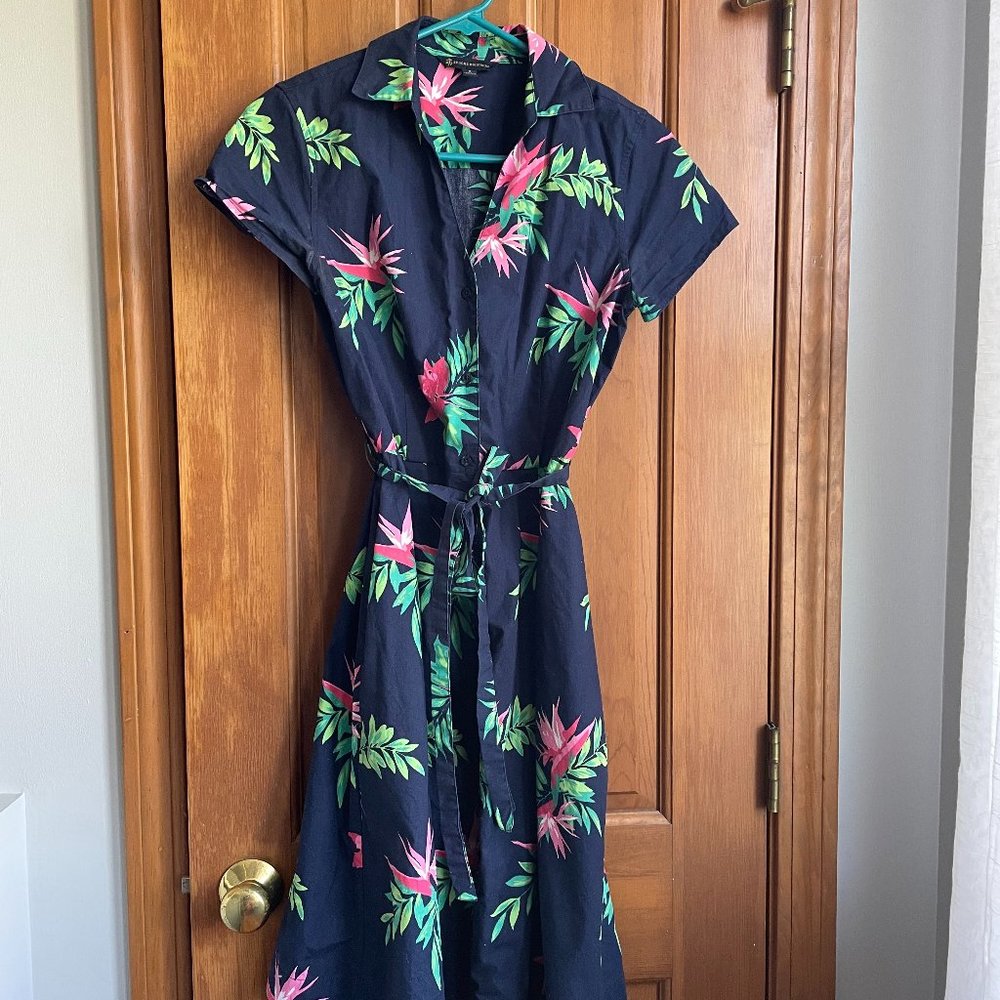 Brooks Brothers Collared Button-Down Midi Dress, 2